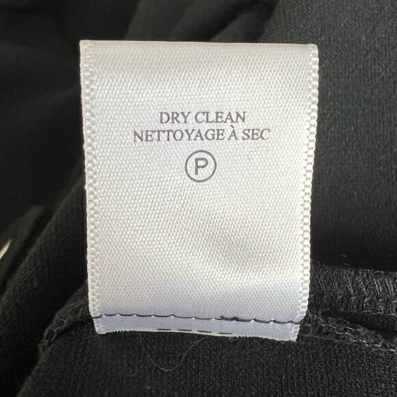 A.L.C. Women’s Elaine Black Empire Waist Cap Sleeve Black Mini Shift Dress Sz 2 - Picture 10 of 12